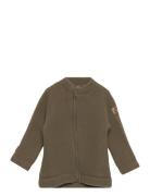 Wool Baby Jacket Outerwear Fleece Outerwear Fleece Jackets Khaki Green...