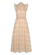 Gillywinebbthildu Dress Maxikjole Festkjole Beige Bruuns Bazaar