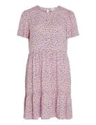 Vipaya S/S Dress - Noos Kort Kjole Pink Vila