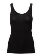 Sina Tops T-shirts & Tops Sleeveless Black MbyM