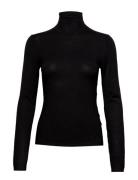 Cuannemarie Rollneck Tops Knitwear Turtleneck Black Culture