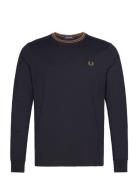 Ls Twin Tipped T-Shirt Tops T-Langærmet Skjorte Navy Fred Perry