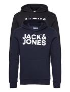 Jjecorp Logo Sweat Hood 2Pk Mp Noos Tops Sweatshirts & Hoodies Hoodies...