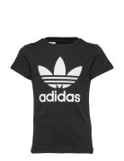 Trefoil Tee Tops T-Kortærmet Skjorte Black Adidas Originals