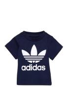 Trefoil Tee Sport T-Kortærmet Skjorte Blue Adidas Originals