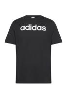 M Lin Sj T Sport T-Kortærmet Skjorte Black Adidas Sportswear