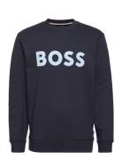 Stadler 192 Tops Sweatshirts & Hoodies Sweatshirts Navy BOSS