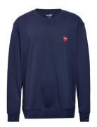 Sign Off Crew Tops Sweatshirts & Hoodies Sweatshirts Navy Wrangler