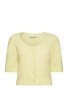 Alphagz U-Cardigan Tops Knitwear Cardigans Yellow Gestuz