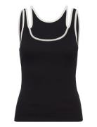 Mirigz Sl Top Tops T-shirts & Tops Sleeveless Black Gestuz