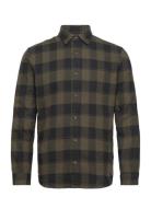 Jjplain Fall Buffalo Shirt Ls Tops Shirts Casual Khaki Green Jack & J ...