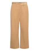 Wide-Wale Corduroy Wide-Leg Trouser Bottoms Trousers Wide Leg Beige Po...