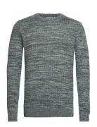 Men`s Pullover Tops Knitwear Round Necks Green Garcia