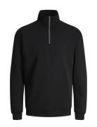 Jjebradley Sweat Half Zip Noos Tops Sweatshirts & Hoodies Sweatshirts ...