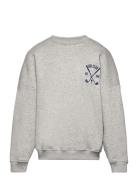 Olhao Crew Sweat Tops Sweatshirts & Hoodies Sweatshirts Grey Grunt