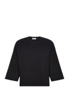 Doddiekb Knit Tee Tops T-shirts & Tops Long-sleeved Black Karen By Sim...