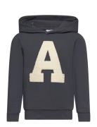 Nmmoalhan Sweat Bru Tops Sweatshirts & Hoodies Hoodies Navy Name It