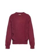 Sgmegan Knit Pullover Tops Knitwear Pullovers Burgundy Soft Gallery