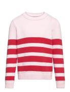 Kogsaga L/S O-Neck Knt Tops Knitwear Pullovers Pink Kids Only