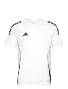 Tiro24 Jsy Sport T-Kortærmet Skjorte White Adidas Performance