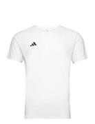 Adizero E Tee Sport T-Kortærmet Skjorte White Adidas Performance