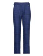 Ariana Check Cigarette Suit Pants Bottoms Trousers Suitpants Blue Tama...