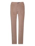 Natalia High-Rise Straight-Leg Corduroy Pants Bottoms Trousers Straigh...