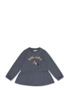 Benita Blouse Little Sister Tops T-shirts Long-sleeved T-Skjorte Navy ...