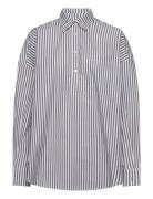 Popla Petrea Shirt Tops Shirts Long-sleeved White Mads Nørgaard