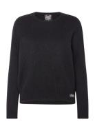 Essential Crew Neck Jumper Tops Knitwear Jumpers Navy Superdry