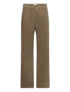 Trinenn Trousers Bottoms Trousers Straight Leg Khaki Green Noa Noa