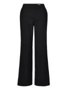 Flared-Leg Trousers Bottoms Trousers Wide Leg Black Hope