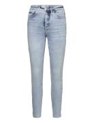 High Rise Super Skinny Ankle Bottoms Jeans Skinny Blue Calvin Klein Je...