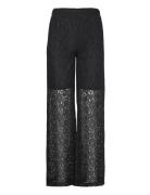 Remi Pants Bottoms Trousers Wide Leg Black Noella