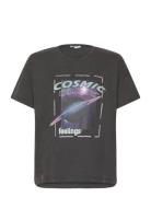 Planet-M Tops T-shirts & Tops Short-sleeved Black MbyM