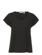 Byfalakka Ck Blouse - Tops T-shirts & Tops Short-sleeved Black B.young