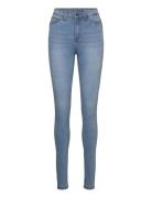 Nmcallie Hw Skinny Jean Vi059Lb Fwd Noos Bottoms Jeans Skinny Blue NOI...