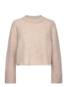 Theo - Soft Lamb Tops Knitwear Jumpers Beige Day Birger Et Mikkelsen