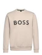 Salbo 1 Sport Sweatshirts & Hoodies Sweatshirts Beige BOSS