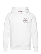 Hilfiger Roundel Hoody Tops Sweatshirts & Hoodies Hoodies White Tommy ...