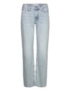 Low Rise Straight Bottoms Jeans Straight-regular Blue Calvin Klein Jea...