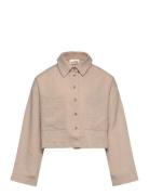 Shirt Tops Shirts Long-sleeved Shirts Beige Sofie Schnoor Young