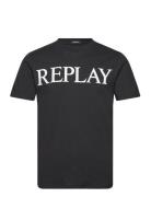 T-Shirt Regular Pure Logo Tops T-Kortærmet Skjorte Black Replay