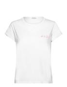 Poitou Tee-Shirt Tops T-shirts & Tops Short-sleeved White Maison Labic...