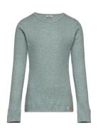 Plain Tee Ls Tops T-shirts Long-sleeved T-Skjorte Blue MarMar Copenhag...