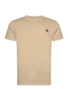 Short Sleeve Tee Designers T-Kortærmet Skjorte Beige Timberland