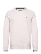 Jaspe Loop Back Terr Tops Sweatshirts & Hoodies Sweatshirts Cream Orig...