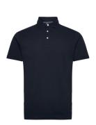 Swim Trim 3D Box Tops Polos Short-sleeved Navy Hackett London