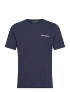 Graphic Tee Graphic Tops T-Kortærmet Skjorte Blue Dockers