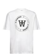 Wwasa Tirewall T-Shirt Gots Tops T-Kortærmet Skjorte White Double A By...